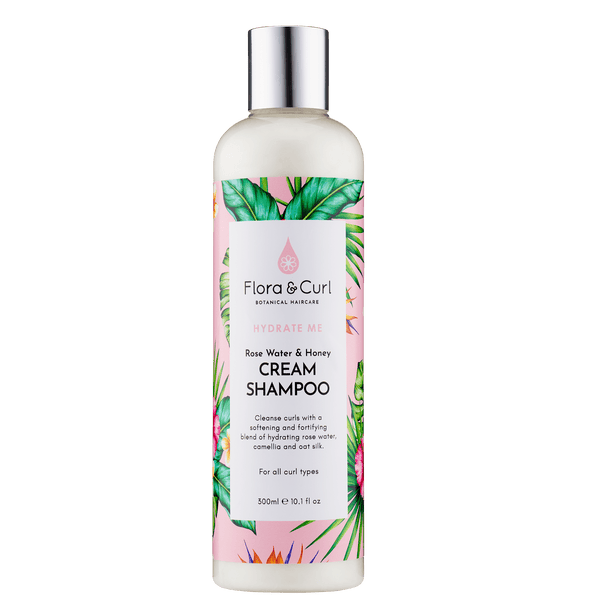 Flora & Curl | Rose Water & Honey Cream Shampoo