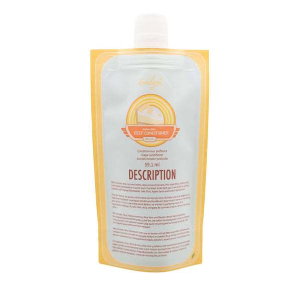 Ecoslay Banana Cream Haarmaske, Mini 59 ml - feuchtigkeitsspendende, vegane Naturmaske