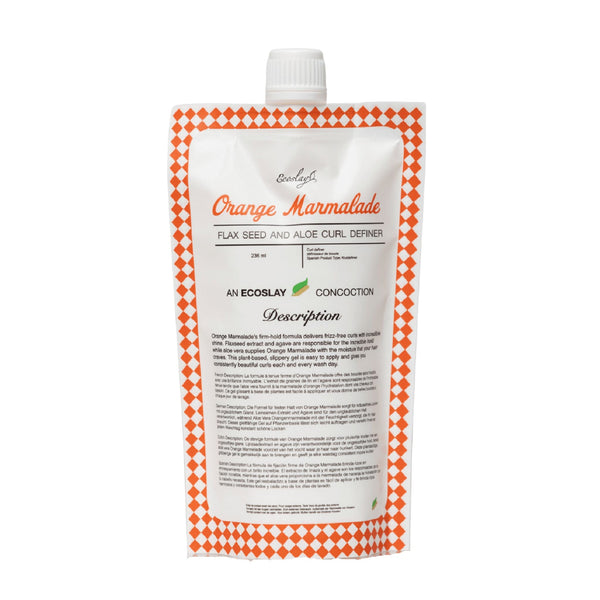 Ecoslay Orange Marmalade styling gel mittelstarker Halt natürlich 100 % Inhaltsstoffe