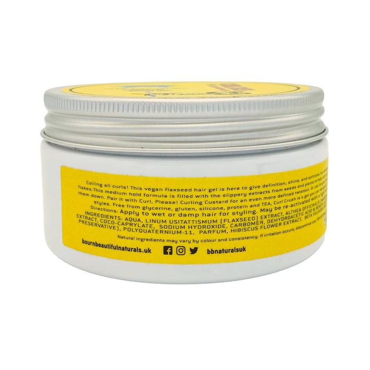 Bourn Beautiful Naturals | Curl Crush Flaxseed & Marshmallow Gel - heyCurlz