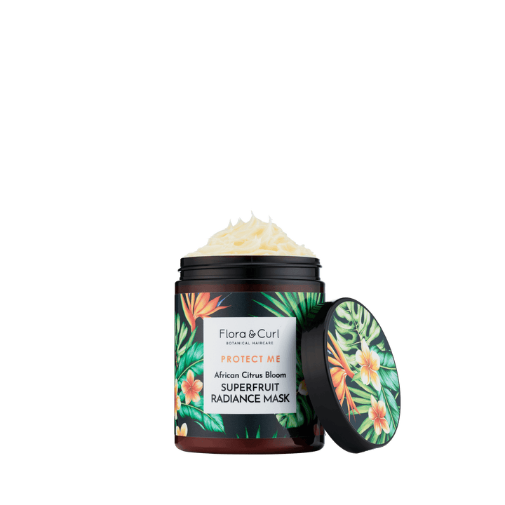 Flora & Curl | African Citrus Bloom Superfruit Radiance Mask - heyCurlz