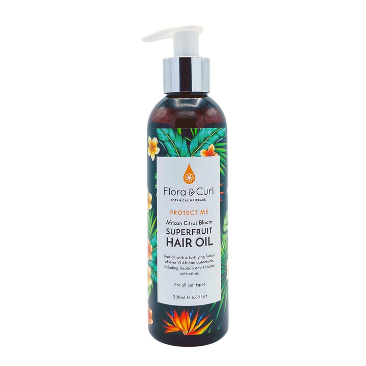 Flora & Curl | African Citrus Superfruit Hair Oil - heyCurlz