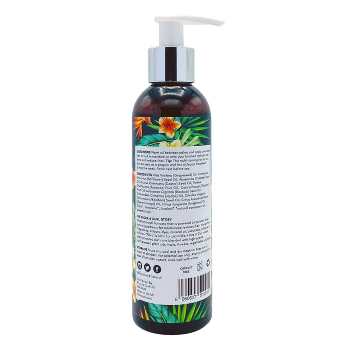 Flora & Curl | African Citrus Superfruit Hair Oil - heyCurlz