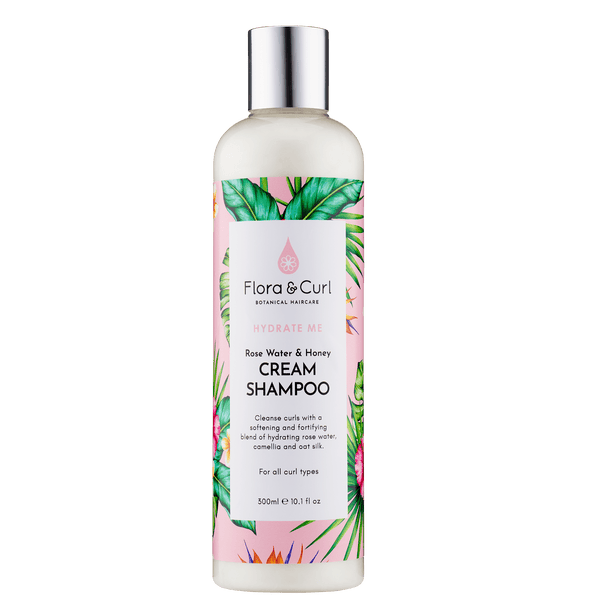 Flora & Curl | Rose Water & Honey Cream Shampoo - heyCurlz
