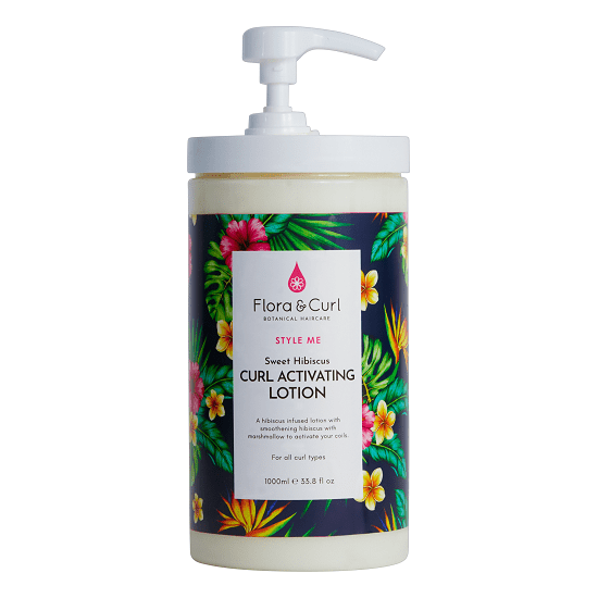 Flora & Curl | Sweet Hibiscus Curl Activating Lotion - heyCurlz